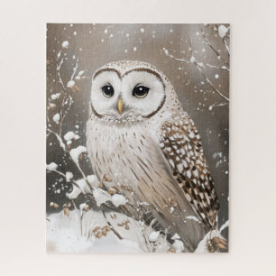 Snowy Owl Winter Snow Jigsaw Puzzle