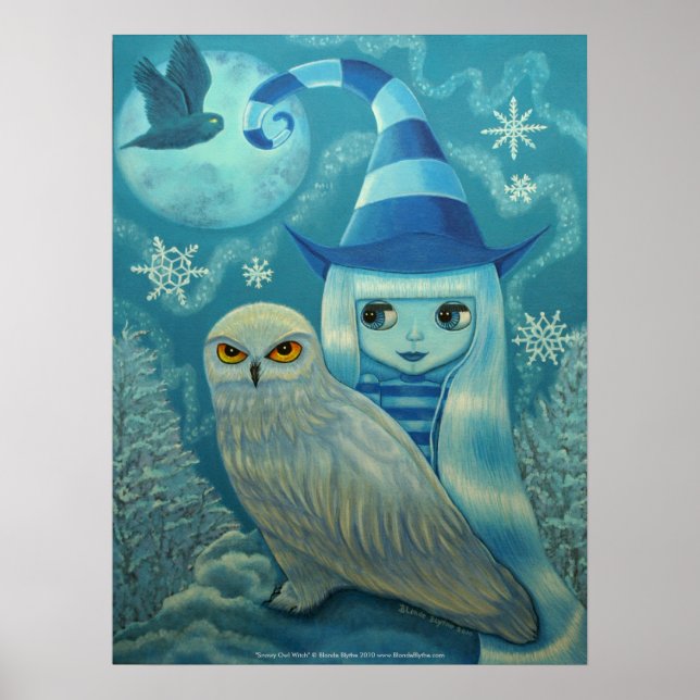 Snowy Owl Witch Poster (Front)