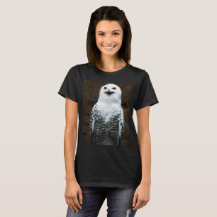 Snowy Owl Womens cn T-Shirt