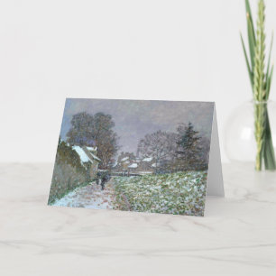 Snowy Path at Argenteuil Holiday Card