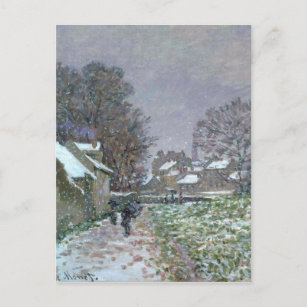 Snowy Path at Argenteuil Postcard