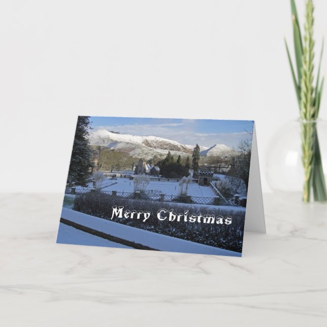 Snowy Peak District card (Front)