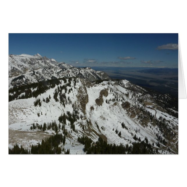 Snowy Peaks of Grand Teton Mountains I Photography (Front Horizontal)