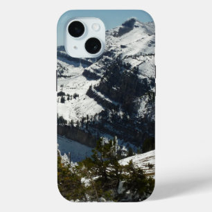 Snowy Peaks of Grand Teton Mountains II Photo iPhone 15 Case