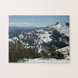 Snowy Peaks of Grand Teton Mountains II Photo Jigsaw Puzzle