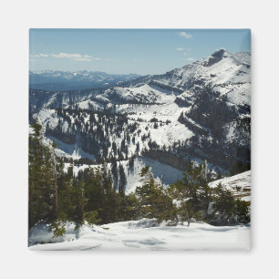 Snowy Peaks of Grand Teton Mountains II Photo Magnet