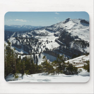 Snowy Peaks of Grand Teton Mountains II Photo Mouse Mat