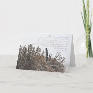 Snowy Photograph Christmas Card