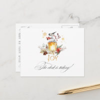 Snowy Pine & Spruce Christmas Event Reminder RSVP