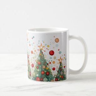 Snowy Pine Tree Winter Scene Coffee Mug