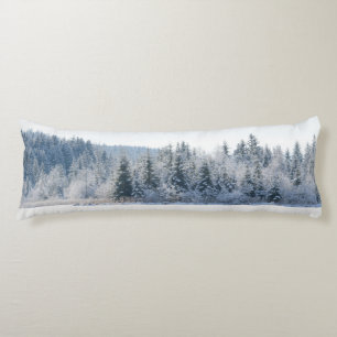 Snowy Pine Trees Dream 1 Body Cushion