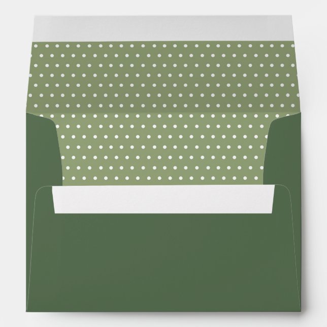 Snowy Pines Christmas Envelope (Back (Bottom))