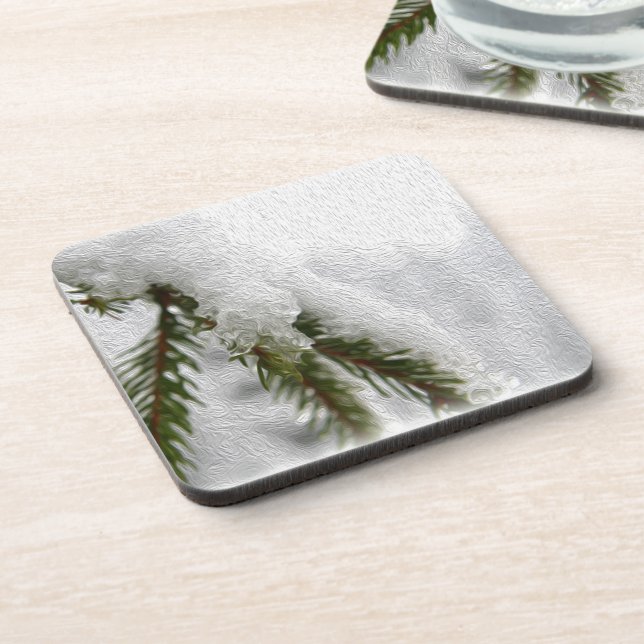 Snowy Pines Coaster (Left Side)