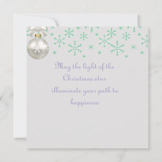 Snowy Pines & Peace Card