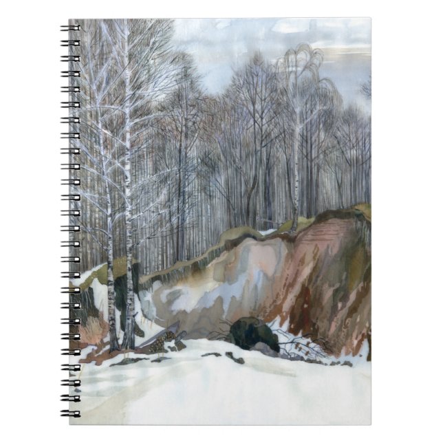 Snowy ravine notebook (Front)
