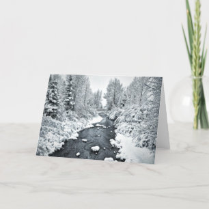 Snowy San Miguel in Telluride Colorado Holiday Card