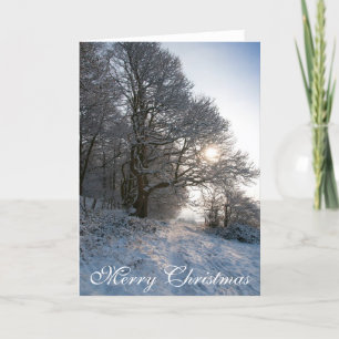 Snowy Scene Christmas Card