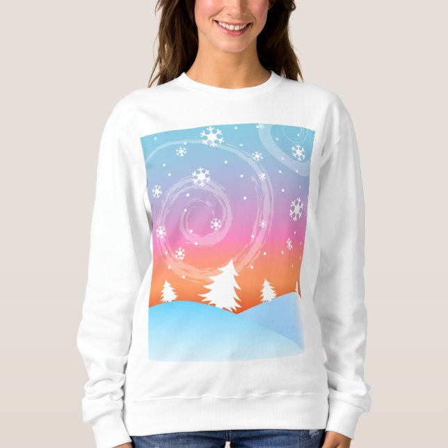 Snowy Seasons Sweatshirt (Front)