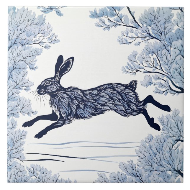 Snowy Serenity Extended Version.  Tile (Front)