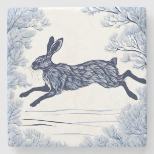 Snowy Serenity Stone Coaster