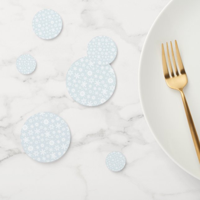 Snowy Sky Confetti (Group)