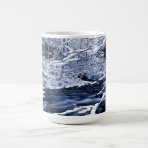 Snowy Stream - Coffee Mug