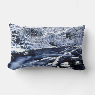 Snowy Stream - Lumbar Cushion