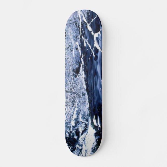 Snowy Stream - Skateboard (Front)