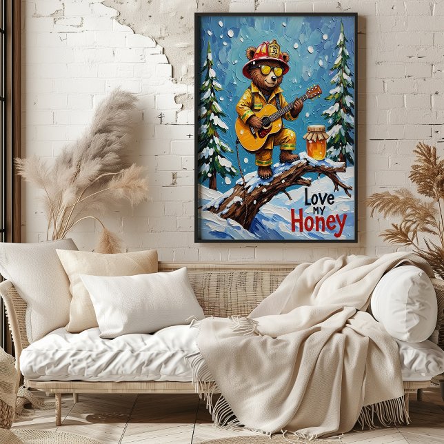 Snowy Strums: Bear's Winter Ballad Poster (Creator Uploaded)