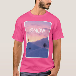 Snowy Sunset Active T-Shirt