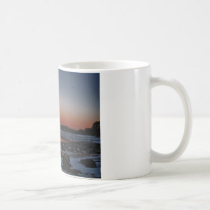 Snowy Sunset at Lake Arrowhead Coffee Mug