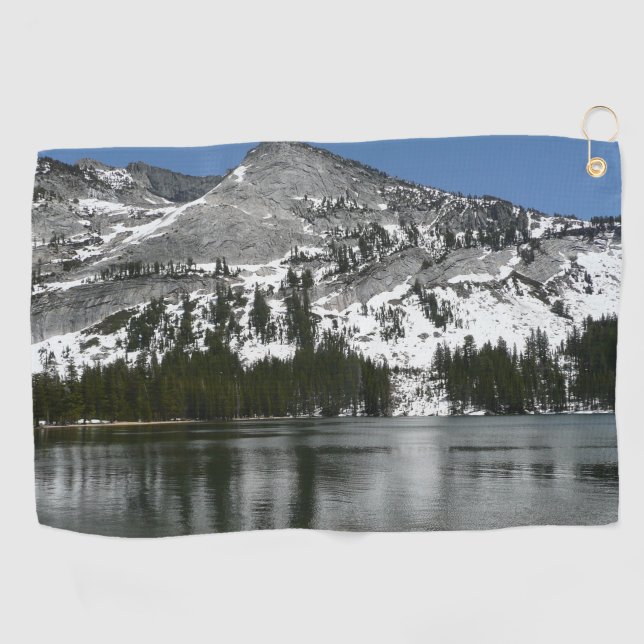 Snowy Tenaya Lake Yosemite National Park Photo Golf Towel (Horizontal)