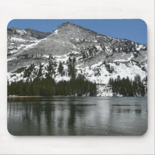 Snowy Tenaya Lake Yosemite National Park Photo Mouse Mat