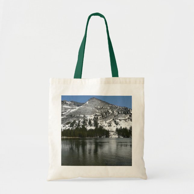 Snowy Tenaya Lake Yosemite National Park Photo Tote Bag (Front)