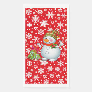 Snowy The Snowman  Napkin