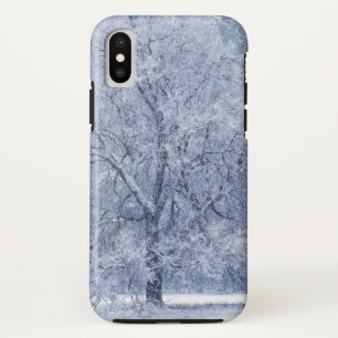 Snowy Tree Winter Frozen Scene iPhone X Case