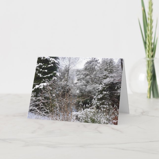 Snowy Trees Card (Front)