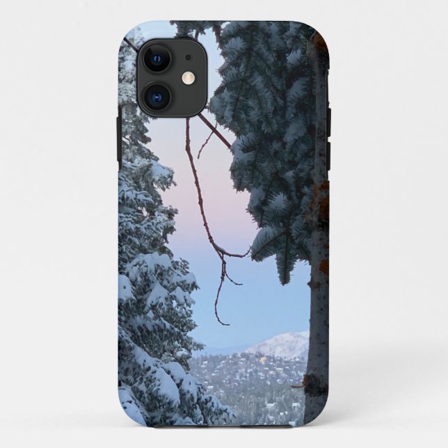 Snowy Trees Case-Mate iPhone Case (Back)