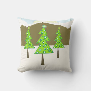 Snowy Trees Cushion