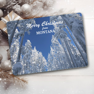 Snowy Trees from Montana Photo Template