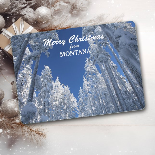 Snowy Trees from Montana Photo Template (Creator Uploaded)
