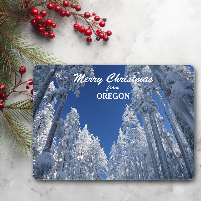 Snowy Trees from Oregon Photo Template (Creator Uploaded)
