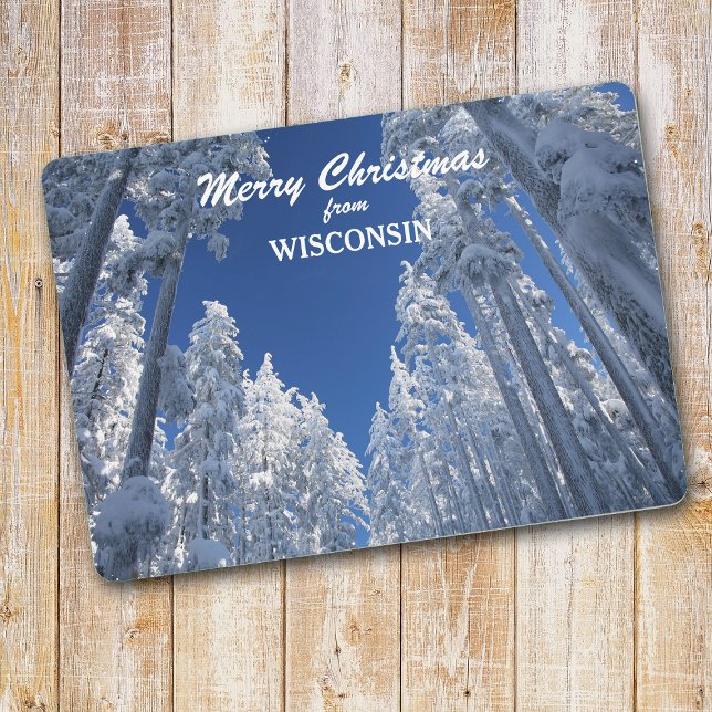 Snowy Trees from Wisconsin Photo Template (Creator Uploaded)