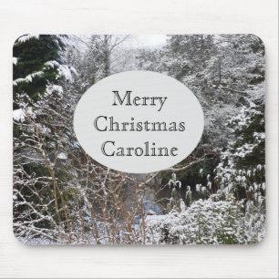 Snowy Trees  Mouse Mat