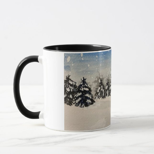 Snowy Trees Mug (Left)
