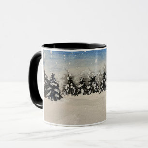 Snowy Trees Mug