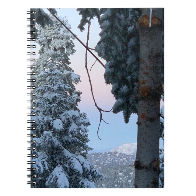 Snowy Trees Notebook (Front)