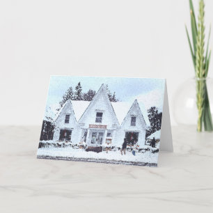 Snowy Vermont Holiday Card