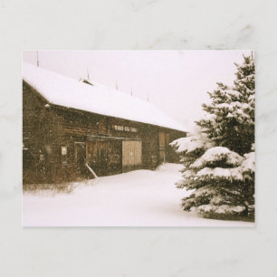 Snowy Vermont Postcard