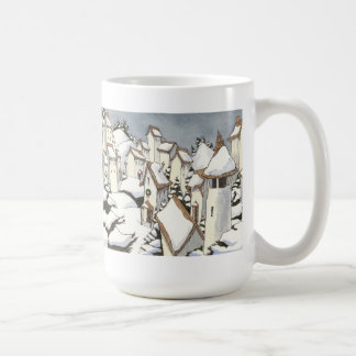 Snowy Village Christmas Mug